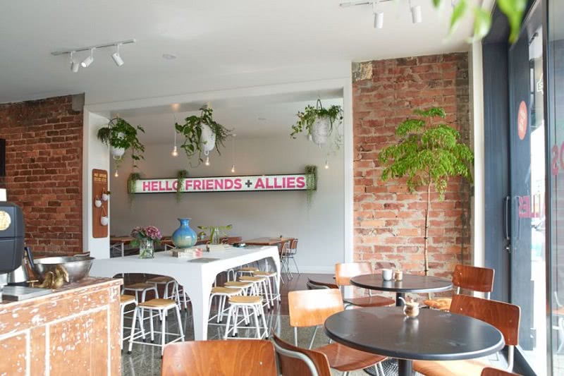 Hello Friends and Allies restaurant Greenlane